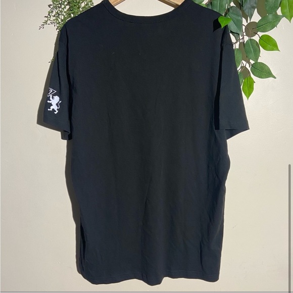 Guess British Flag Bandana Style Graphic Short Sleeve Tee Shirt - Picture 6 of 6